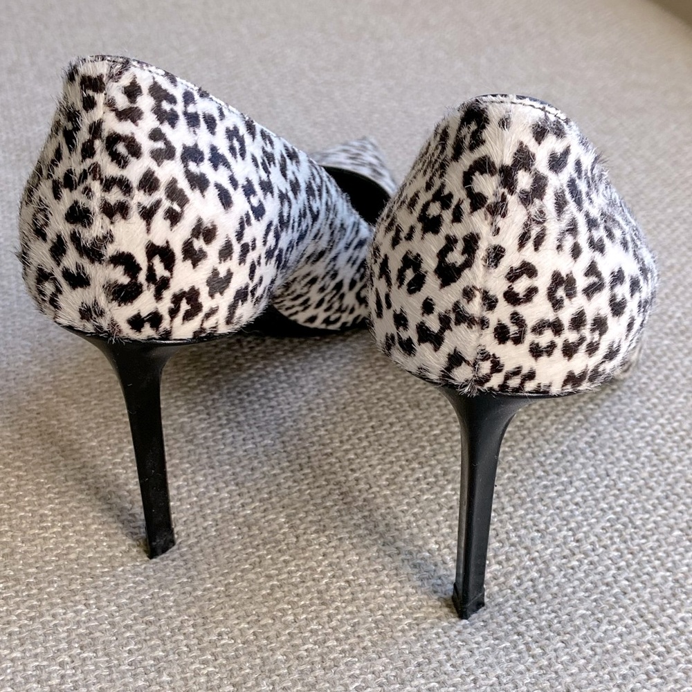 Celine | Calf Hair Animal Print Pumps (Sz 37) - Picture 4 of 5
